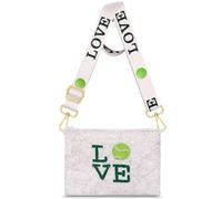 Beaded Sports Purse for Women Baseball Football Crossbody Purse Game Day Shoulder Bag Football Baseball Mom Fans Gifts, Multicolor, Style G