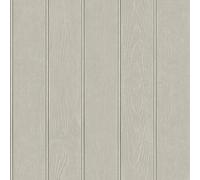 Beaded Wood Panel Wallpaper Belgravia Grey One Size