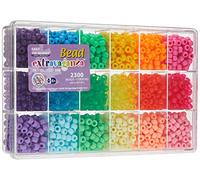 Beadery B6488 Plastic Extravaganza Bead Box Kit 19.75 oz Pastel and Jelly