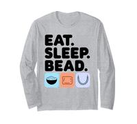 Beadery Beads Jewelry Making Crafting DIY Bracelet Beader Long Sleeve T-Shirt