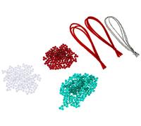 Beadery Holiday Beaded Ornament Kit Candy Cane Assortment Makes 16, Original Version, (BOK-5688)