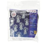 Beadery Plastic Holiday Beaded Ornament Kit Little Angels 2.5-inch Makes 18