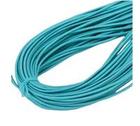 Beading Cords & Threads, 2mm Round Stretch String For DIY Sewing, Elastic Band Rope Line Accessories 5m, 1pcs(Lake Blue)