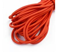 Beading Cords & Threads, 4mm Round Stretch 5/10 Meters High Elastic Rubber Band Rope for Headwear, Belt, Garment Sewing Accessories, 1 Pcs(Big Red,10 meters)