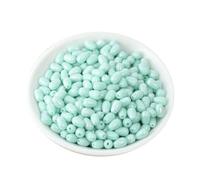 Beading Glass Loose Beads Jewelry Projects, Small Drilled Pieces for Bracelets, Necklaces, Making, 100 Count Set Beading Supply Drilled Pieces Accessory Loose Glass Jewelry Beads
