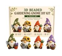 Beading Kit, 4pcs Tiny 3D Beaded Animal DIY Kit for Beginners and Anxiety with Easy Instructions Handmade Fun Crafts A05