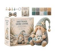 Beading Kits - 3D Gnome Making Materials, 200g ABS Bead Set Craft Supplies, Cute Gnome Making Charms, 3D Funny Decor Jewelry Accessory | DIY Art Project for Girls & Teens Adults Birthday Christmas
