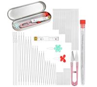 Beading Needles - 87 Pieces Necklace Making Kit | Beading Needles - for Sewing, Knitting, Crochet, Quilting, Weaving, Home Crafts and Embroidery Projects