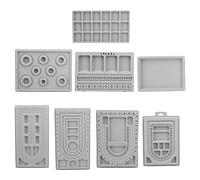 Beading Tray Tool - Professional Bead Stringing Station with Groove and Scale for Custom Necklace Design and Crafting