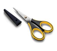 Beaditive Precision Craft Scissors - Stainless Steel Paper Crafting Scissors With Safety Cap - Ultra Sharp Blades & Non-Slip TPR Handles - Adult & Kid Scrapbooking Scissors For Home, Office, School