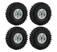 Beadlock 2.2Tires Wheels 4Pcs For Axial AXP8 For SCX10 II III 1/10 RC Car | RC Car Upgrade Parts, beadlock tires and wheels deliver consistent traction and stable rolling Modification