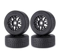 Beadlock Wheels Tires For LIMITLESS F1 1/7 RC All-Road Speed Car | Upgrade your RC cars with plastic beadlock wheels and rubber tires for enhanced all-road traction. RC Tires Hub Wheel