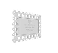 BeadMaster Rectangle Socket Cover (Pack of 10) Double Gang Switch Plate, Perfect Finish Protective Panel, White