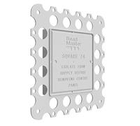 BeadMaster Square Socket Cover (Pack of 10) Single Gang for Metal Back Box, Perfect Finish Protective Panel, White