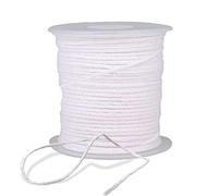 BEADNOVA Braided Candle Wick Spool 200 ft Cotton Roll Core Braided Wick for Candle Making and DIY (61m/67yard/200 Foot)