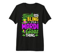 Beads and Bling It's A Mardi Gras Thing Premium T-Shirt