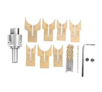 Beads Ball Router Bits C-Shaped Wood Bead Maker Wooden Beads Drills Bit Kit 14-25mm Beads Ball Drill Bit 18Pcs for DIY Handicrafts Bracelets