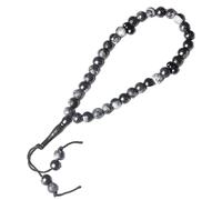 Beads Bracelet for Men,Faith Bracelet - Portable Bracelet in Arabic Sanskrit Beads,Light Allah Bracelet,God Charm Beads Chain, Religious Symbol Jewelry for New Year, se beskrivning, ABS+Resin, Unisex