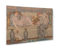 Beads By Albert Joseph Moore Canvas Print | Gallery Wrapped 30mm Frame Wall Art | 30x20 inches | Ready to Hang | Classic Picture | Living Room Bedroom Lounge Office