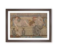 Beads by Albert Joseph Moore Framed Print | A2 Walnut Framed Wall Art | Ready to Hang | Modern Nature Picture | Living Room Bedroom Lounge Office