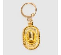 BEADS BY EDIE Cowboy Hat Lace Charm in Gold One Size