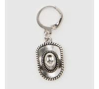 BEADS BY EDIE Cowboy Hat Lace Charm in Silver One Size