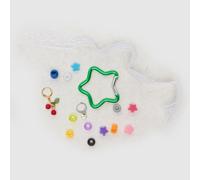 BEADS BY EDIE Pick N Mix Bead Lace Charm Bag in White & Green One Size