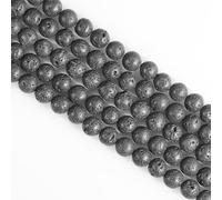 Beads for Jewelry Making,8mm Round Crystal Beads,45pcs Lava Rock Crystal Beads for Jewellery Making,Gemstone Beads,Stone Beads,Jewellery Making Beads