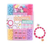 Beads for Jewelry Making - Beads Kit for Making Friendship Bracelet | Portable Arts Activities Hobby Craft Supplies Toy Set for Boys Girls Kids Son Toddler Children
