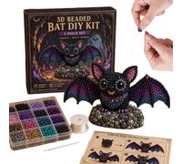 Beads Kit - Easy and Fun Craft Set, Embroidery Beads Kit, for Indoors, Home, School, Classroom, Living Room and Crafts Indoors with Pearls