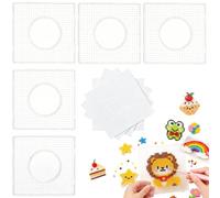 Beads Pegboards - Large Square Boards 4 Ironing Papers - Kids DIY Fuse Bead Pegboards,for Kids Teens Adults Boys Daughter Son Fun Activity