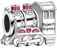 Beads R Us ® Harry Potter Hogwarts Express Sterling silver S925 and Enamel charm/bead - Compatible with all European style Charm Bracelets, Necklaces and Anklets.