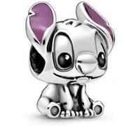 Beads R Us ® - Lilo and Stitch Charm/Bead in Solid Sterling Silver Hallmarked 925 and coloured Enamel, Compatible with all European style Charm Bracelets and Necklaces.