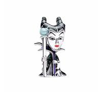 Beads R Us ® - Villain Maleficent Charm in Solid Sterling Silver Hallmarked S925 with hand-applied enamel, Compatible with all European style Charm Bracelets and Necklaces.
