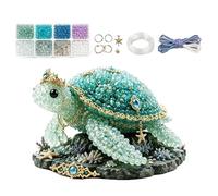 Beads Threading Set Animals - Realistic 3D Shapes | Crafts with Beads | Pearl Animals Set Maritime Figures Making Handmade Art Lessons Holidays Hobby Craftsmen