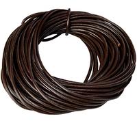 Beads Unlimited LTK14-10 2 mm Superior Leather Thong, Pack of 10 m, Brown