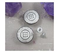 Beads4crafts 10 x Dungaree Fasteners or Sliders or Buttons * Choice of Colours and Sizes * Mix 'n' Match (20mm Buttons (H2401), Silver)