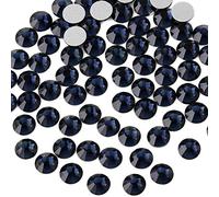 Beadsland 1440 PCS Flat Back Crystal Rhinestones Round Gems for Nail Art and Craft Glue Fix,Montana (SS20(4.6-4.8mm))