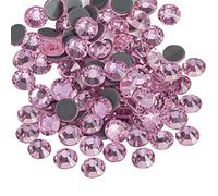 Beadsland Hotfix Rhinestones, 1440pcs Flatback Crystal Rhinestones for Crafts Clothes DIY Decorations, Light Pink, SS20, 4.6-4.8mm