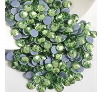 Beadsland Hotfix Rhinestones, 1440pcs Flatback Crystal Rhinestones for Crafts Clothes DIY Decorations, Light Green, SS20, 4.6-4.8mm