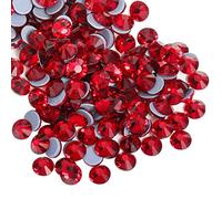 Beadsland Hotfix Rhinestones,1440pcs Flatback Crystal Rhinestones for Crafts Clothes DIY Decorations,Siam,SS12,3.0-3.2mm