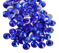 Beadsland Hotfix Rhinestones, 1440pcs Flatback Crystal Rhinestones for Crafts Clothes DIY Decorations, Sapphire, SS16, 3.8-4.0mm