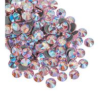 Beadsland Hotfix Rhinestones, 2880pcs Flatback Crystal Rhinestones for Crafts Clothes DIY Decorations, Light Pink AB, SS10, 2.7-2.9mm