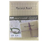 Beadsmith 10 x 14-inch Macrame Board with Instructions