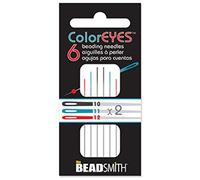 Beadsmith Coloureyes Colour Identified Beading Needles Assorted Sizes, Pack of 5