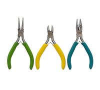 The Beadsmith Economy Plier Set 3pcs, Acrylic, Multicoloured, 0.35 x 5.65 x 7.9 cm
