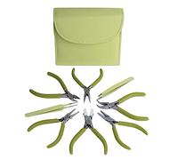 Beadsmith Fashion Color Plier Set &, Clutch-Light Olive - PLFAS06