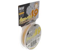 Beadsmith Flex Rite 24Kt Gold Plated Stainless Steel Beading Stringing Wire .018 Inch 10 Feet Nylon Coated 49 Strand Professional 24 Lb Break