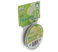 Beadsmith Flex Rite 49 Strand Flex Rite Beading Stringing Wire .012 Inch 100 Feet Professional Nylon Coated Stainless Steel For Small Hole Beads