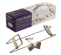 Beadsmith Metal Bead Loom Kit 16x6cm Weaving Loom Area